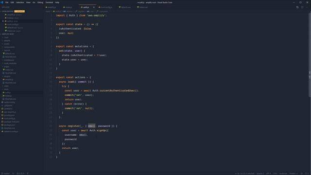 How to add authentication using AWS Amplify's Auth Class in a Nuxt app (Auth Part 1) смотреть онлайн