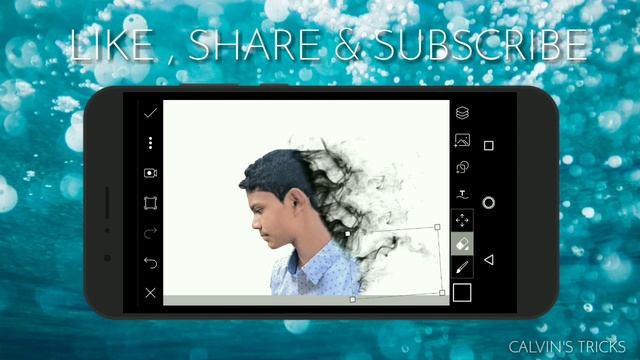 Picsart Smoke Effect editing || tutorial || CALVIN'S TRICKS смотреть онлайн