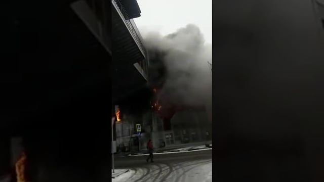 Пожар Мега Белая дача 13.12.2018 смотреть онлайн