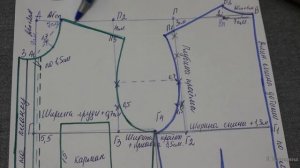 Выкройка мужской приталенной рубашки. Пошаговое построение