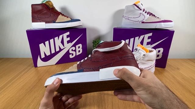 Nike SB Zoom Blazer Mid Edge on feet impressions! смотреть онлайн