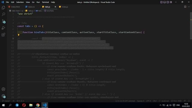 Анимированные ТАБЫ. Переключение на клавиатуре. Универсальный код. Native JavaScript. @frontend_cas смотреть онлайн