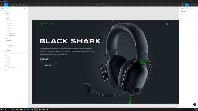 Razer Store UI Design in Figma | Speed Process смотреть онлайн