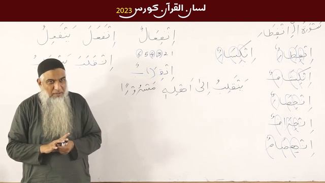 72- Lecture (Lisan-ul-Quran-2023) By Amir Sohail / مزیدفیہ ابواب(انفعال) смотреть онлайн