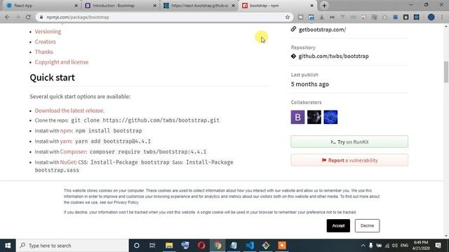 34 reactjs bangla tutorial (Use Bootstrap) смотреть онлайн