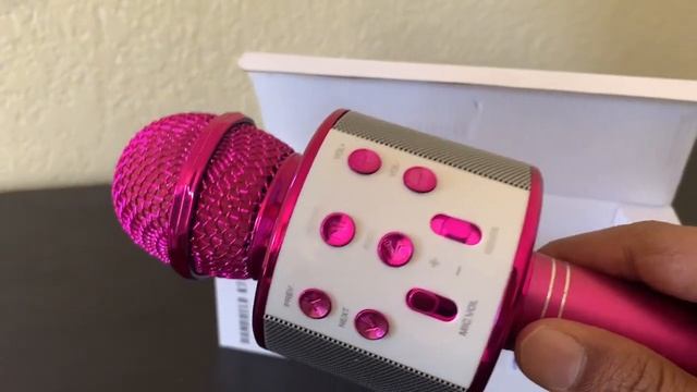 WS858 Wireless karaoke microphone with recording unbox. How to charge karaoke mic. смотреть онлайн