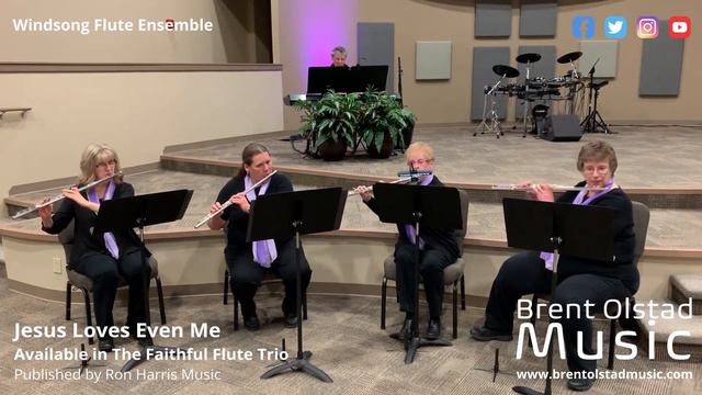 Jesus Loves Even Me for flute trio (The Faithful Flute Trio) смотреть онлайн
