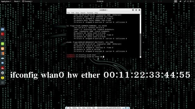 How To Change MAC Address On Kali Linux | snoop on a network without being detected or identified смотреть онлайн