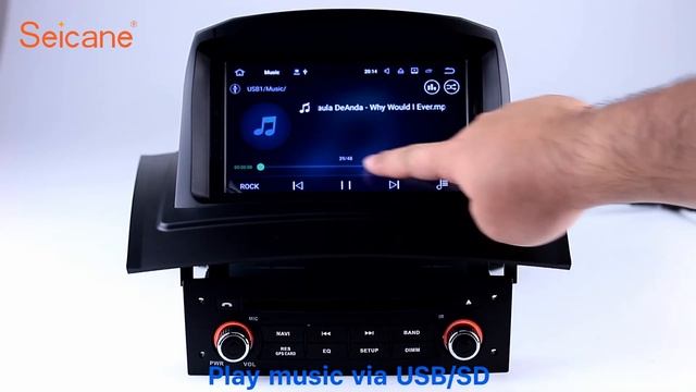 Android 7.1 2002-2008 Renault Meganne 2 CD Radio DVD GPS Head unit with Bluetooth Music смотреть онлайн
