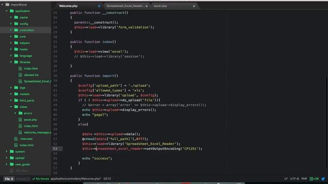 Tutorial import excel dengan codeigniter 3 simple mudah смотреть онлайн
