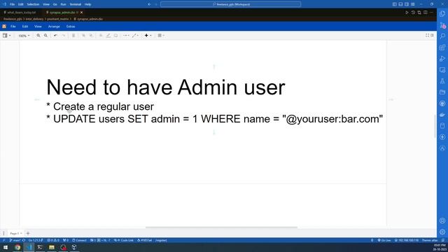 How To Synapse Admin Via Docker On Ubuntu VM : Step By Step Explanation смотреть онлайн
