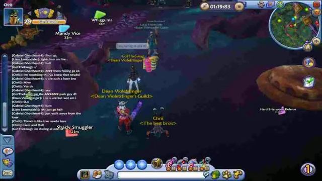 Free Realm newbs picking a fight with me :p смотреть онлайн
