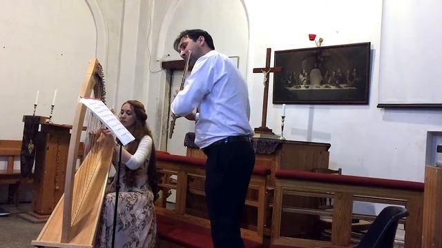 S. Rachmaninoff, The Young Gypsy's Romance from Opera Aleko | Harp&Flute смотреть онлайн