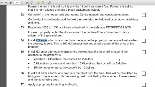 IGCSE ICT June 2013 Paper 3 Excel смотреть онлайн