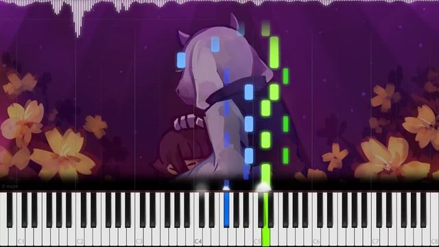 Undertale // Fallen Down (Reprise) | LyricWulf Piano Tutorial on Synthesia TuTORIEL // OST 85 смотреть онлайн