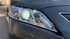Решаем проблему плохого света фар Toyota Camry 40. Замена линз на светодиодные Bi Led модули.