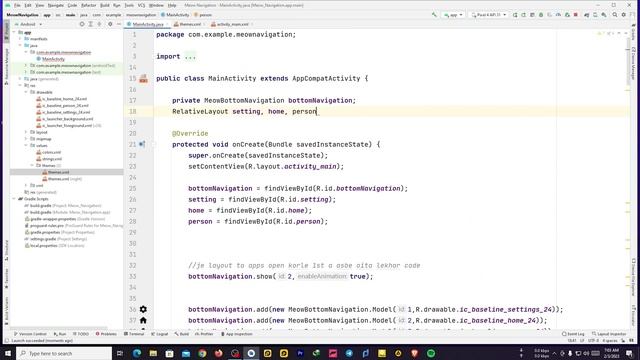 Colorful Meow bottom Navigation in Android | Part 02 смотреть онлайн