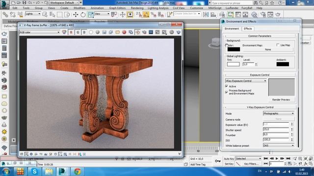 Ч1 - Материал старое дерево V-Ray смотреть онлайн
