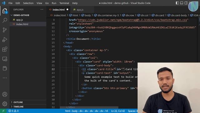 How to build a random quote generator with JavaScript | Coding Monks смотреть онлайн