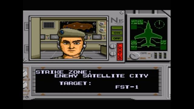 Sega Mega Drive 2 (Smd) 16-bit Task Force Harrier EX Stage 8