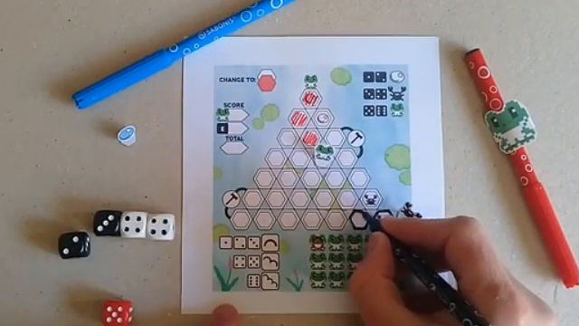 FRoGGo Roll & Write - Kickstarter 2021 смотреть онлайн