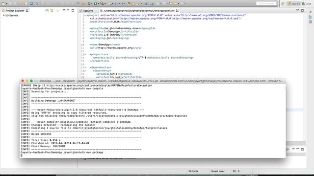 Maven Part 2 - Command Line Dependency and Eclipse смотреть онлайн