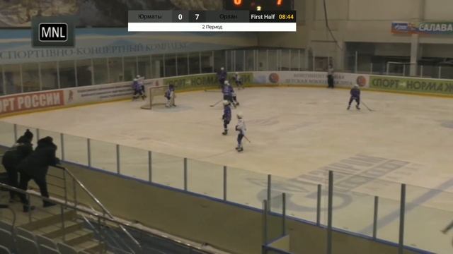Первенство по хоккею «Юрматы» г. Салават - «Орлан» г. Стерлитамак 1 игра смотреть онлайн