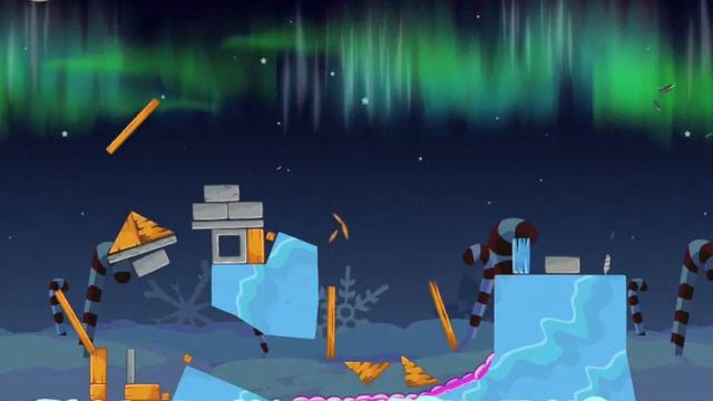 Angry Birds Seasons Winter Wonderham Bonus #1 - 100% Feather Mighty Eagle Walkthrough смотреть онлайн