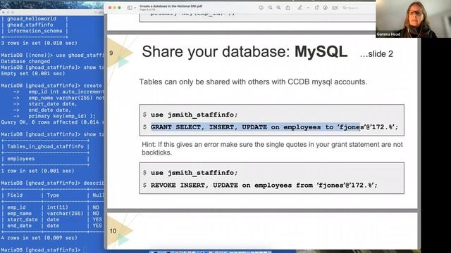 How to create and access MySQL and PostgreSQL databases on DRI systems смотреть онлайн