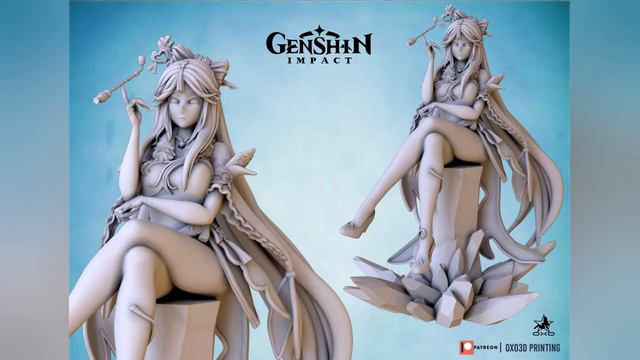 Ningguang Genshin Impact 3D Print Model STL
