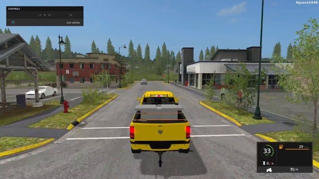 Farming Simulator 17 Mod Review #96 Dodge Trucks, Flatbed & Volvo Semi смотреть онлайн