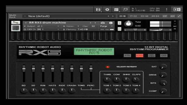 YAMAHA VINTAGE DRUM KONTAKT 6 (30 MB) смотреть онлайн