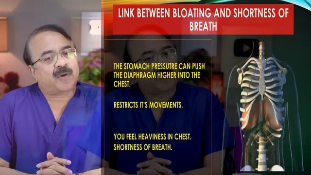 सांस क्यों फूलती है पेट में भारीपन से ? || CAN BLOATING CAUSE SHORTNESS OF BREATH смотреть онлайн