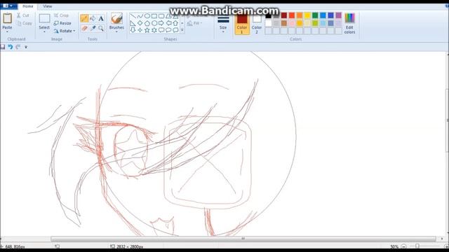 How i sketch with Microsoft Paint (Using Mouse) смотреть онлайн