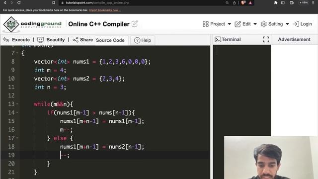 EP - 8 : Vector Q4 - Merge Sorted Array смотреть онлайн