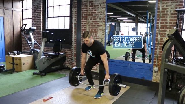 How To: Staggered Stance Hex Bar Deadlift | Try These! смотреть онлайн