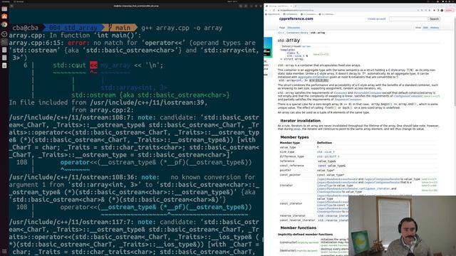 C++ From Scratch: std::array смотреть онлайн