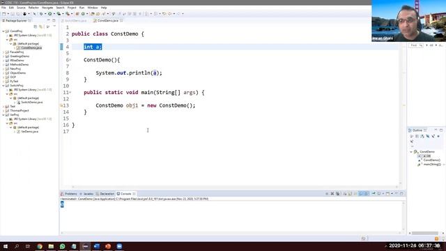 Java Constructor Tutorial for Beginners using Eclipse смотреть онлайн