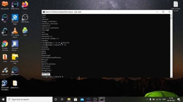 run adb commands on nox player and install apps through adb using nox player(adb commands )