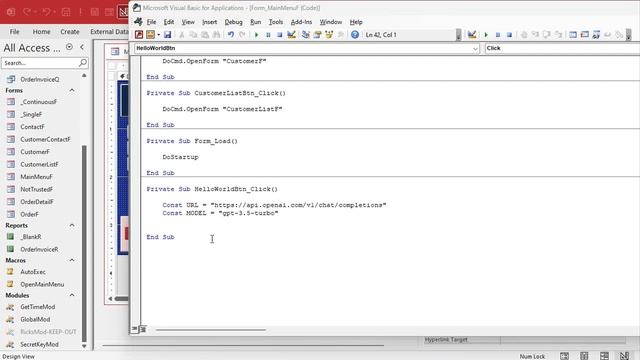 Unlocking the Potential of ChatGPT in Microsoft Access via OpenAI's API - Part 1 of 2 смотреть онлайн