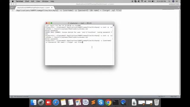 Xampp - PHPMyAdmin How to import large sql files - MacOS смотреть онлайн