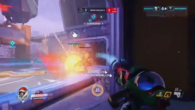 Overwatch: Single Round Mei Gameplay (No commentary) смотреть онлайн
