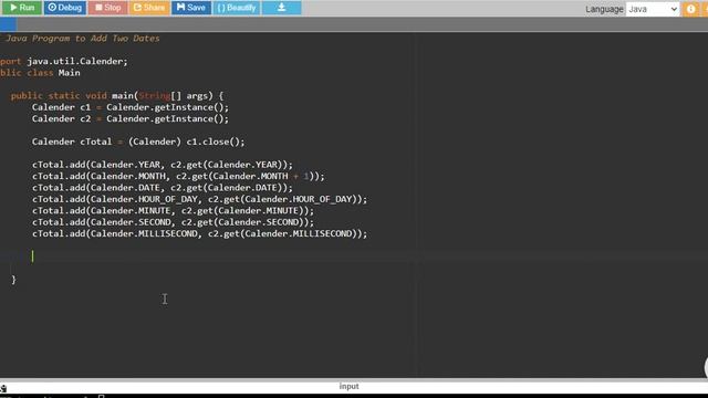 Java Program to Add Two Dates смотреть онлайн