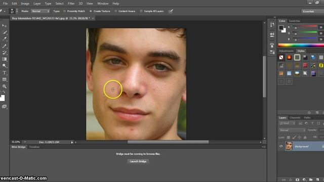 How To Remove Blemishes With Photoshop CC смотреть онлайн