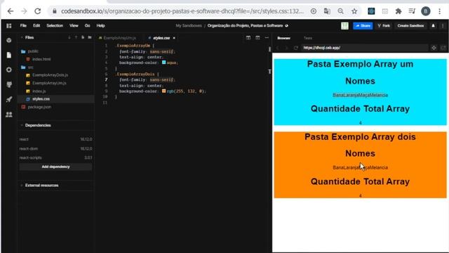 CodeSandBox - Organização do Projeto, Pastas e Software (#32) смотреть онлайн