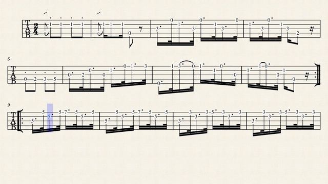 Horace Weston's Old Time Jig (1883, banjo tablature) смотреть онлайн