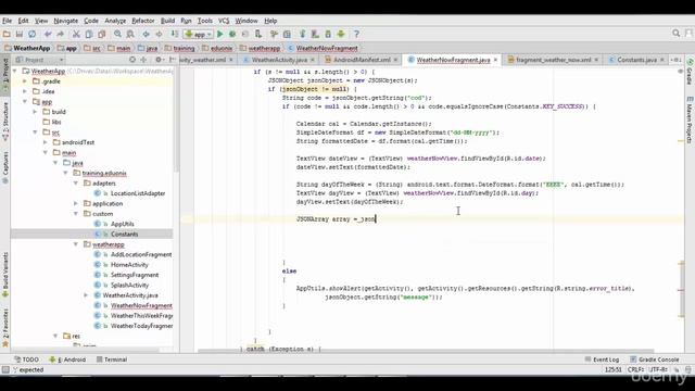 008 Weather App Application development Code Relook смотреть онлайн
