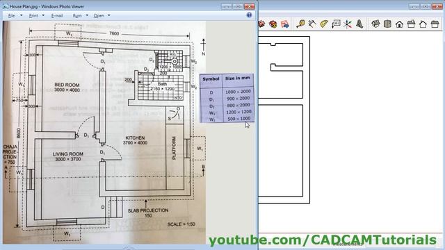 SketchUp Floor Plan Tutorial for Beginners - 2 смотреть онлайн