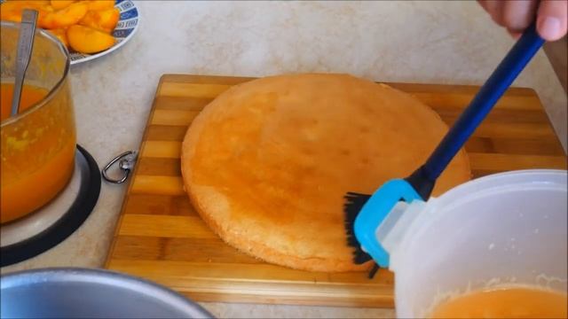 Летний ЛЕГКИЙ ДЕСЕРТ Рецепт ТОРТ без ВЫПЕЧКИ Тортик с ПЕРСИКАМИ Как сделать ТОРТ Cake смотреть онлайн