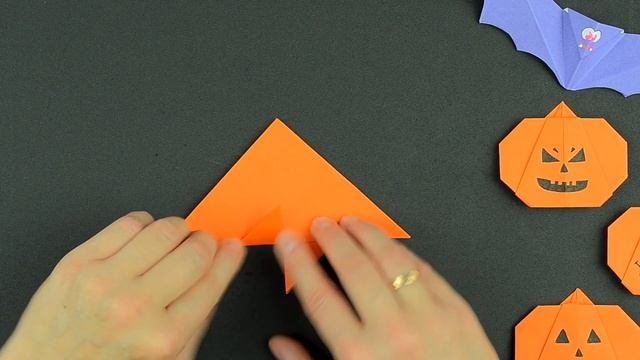 Zucca di carta per Halloween | DIY Origami di Halloween | Easy origami pumpkin смотреть онлайн